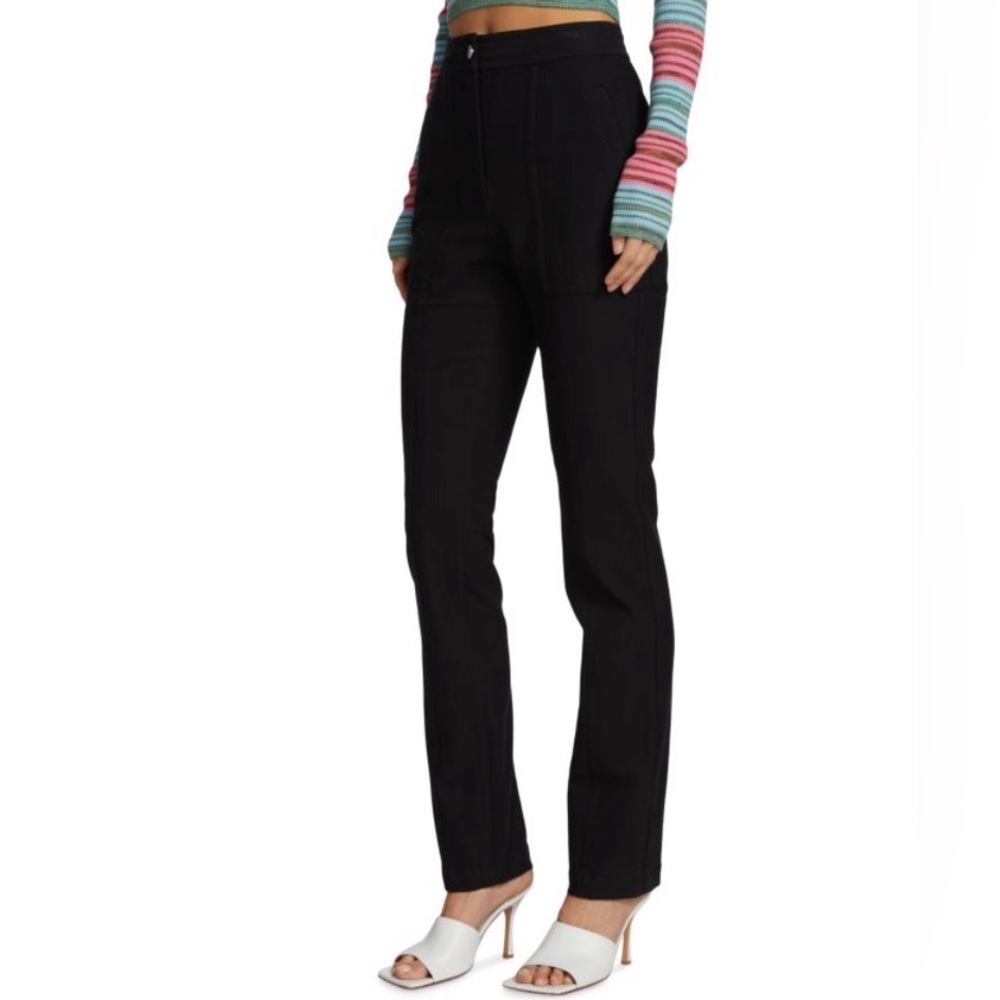 NWT Derek Lam 10 Crosby Noor Seamed High-Waist Pants size 00
